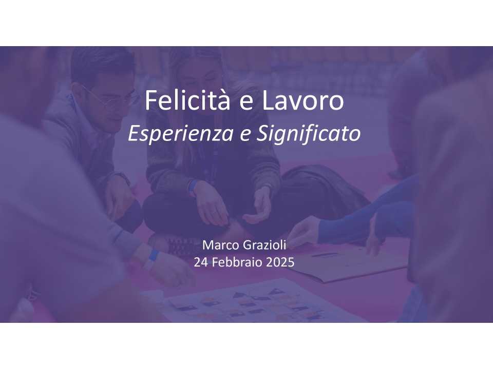 Presentazione di Marco Grazioli